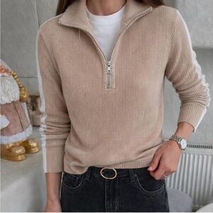 DKNY Jeans Ribbed Quarter-Zip Sweater
Y2K / early 2000s